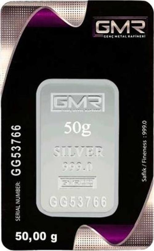 RimaGold GMR 50 Gr Gümüş Külçe