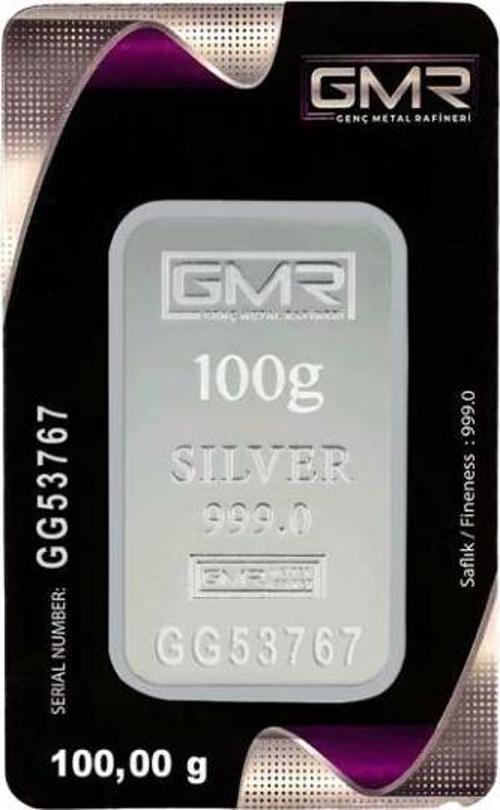 RimaGold GMR 100 Gr Gümüş Külçe
