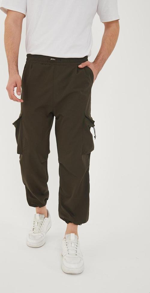 Camp550 Outdoor Tactical Kargo Cepli Ayarlanabilir Paçalı Oversize Erkek Jogger Yürüyüş Pantolonu