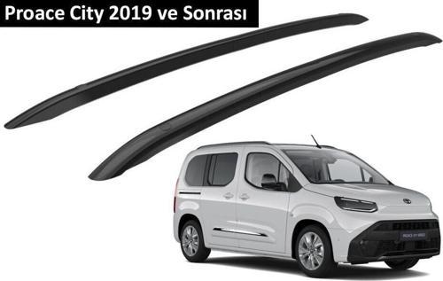 Toyota Proace City Van 2019 ve Sonrası Orjinal Tip OEM Tavan Çıtası (Siyah Renk)