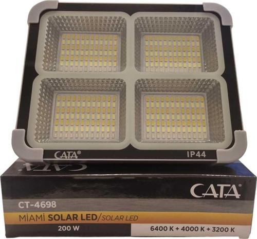 Solar Led Portatif Projektör - Powerbank Özellikli Ct-4698