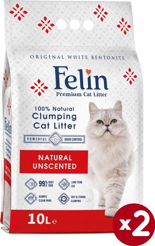 Naturel Kokusuz Topaklanan Ince Taneli Kedi Kumu 10lx2