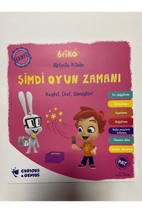 Curious & Genius Yayınları Curıous Genıus Briko Aktivite Kitabı-Şimdi Oyun Zamanı