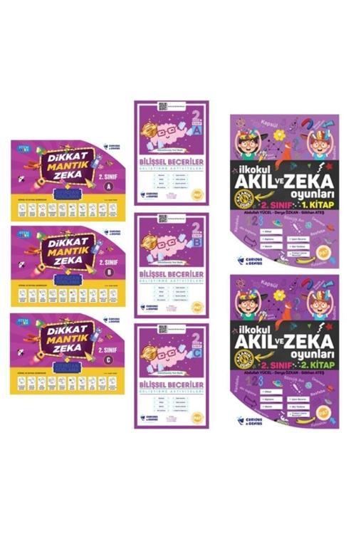 Curious&Genius 2. Sınıfa Özel Dikkat Geliştirme Ve Aktivite Setleri (3 Set Takım) (Bilsem Hazırlık)