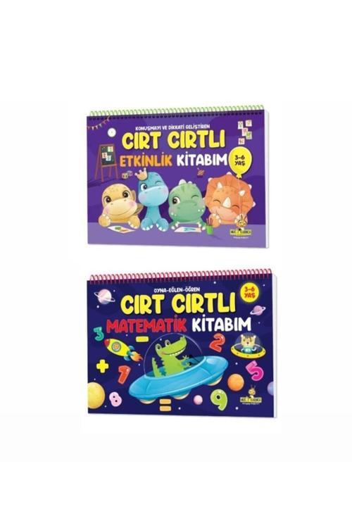Yükselen Zeka Yayınları 3-6 Yaş 2'Li Cırt Cırtlı Set - Matematik Ve Etkinlik Seti