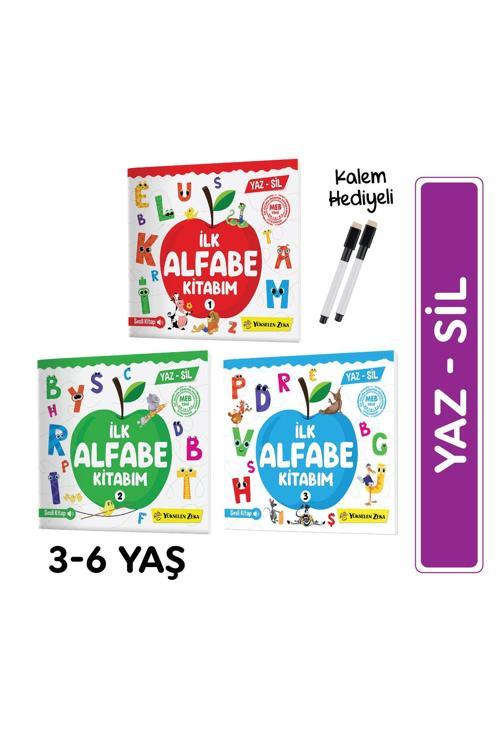 Yükselen Zeka İlk Alfabe Kitabım Yaz Sil Serisi