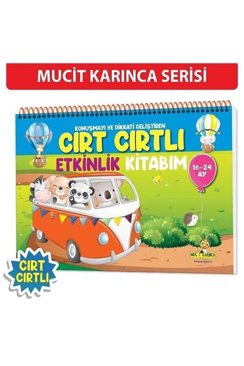 Yükselen Zeka Yayınları Konuşma Ve Dikkati Geliştiren Cırt Cırtlı Etkinlik Kitabım (16-24 Ay)