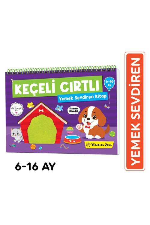 Yükselen Zeka 6-16 Ay İlk Cırt Cırtlı Keçeli Etkinlik Kitabım - Yemek Sevdiren Kitap