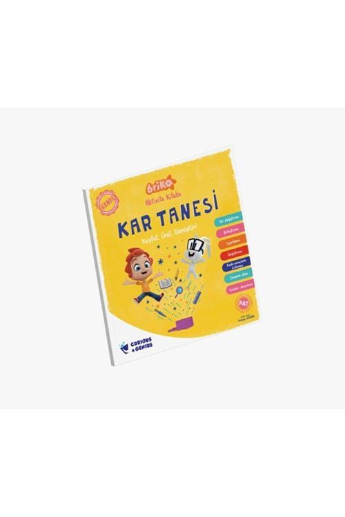 Curious&Genius Kar Tanesi -Briko Eğitici Aktivite Kitabı - Keşfet, Üret, Dönüştür! Curious&Genius
