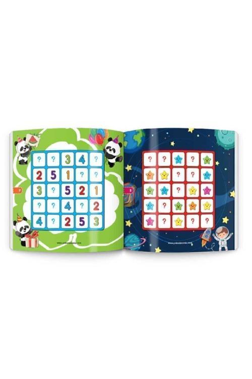 Yükselen Zeka Yayınları Yükselen Zeka 5-8 Yaş Stickerlı Sudoku Seti ( 440 Adet Çıkartma)