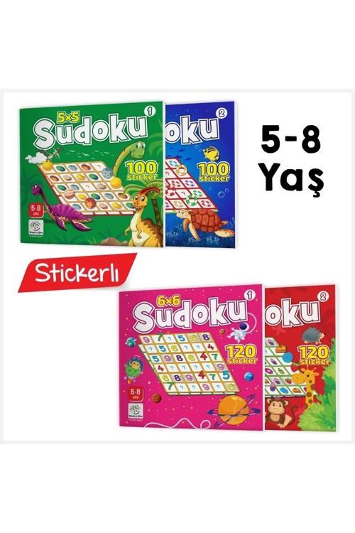 Yükselen Zeka Yayınları 5-8 Yaş Stickerlı Sudoku Seti (Dikkat Ve Zeka Geliştiren Bulmacalar Serisi, 440 Adet Çıkartma)