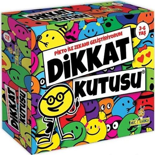 Dikkat Kutusu - Pikto İle Zekamı Geliştiriyorum (3-6 Yaş) / 9786257632263