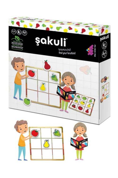 Şakuli (Meyvelerle Sudoku) Zeka Ve Akıl Oyunu 3+ Yaş 1+ Oyuncu