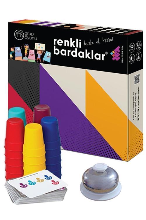 Renkli Bardaklar Zeka Ve Akıl Oyunu 3 Yaş 2-5 Oyuncu