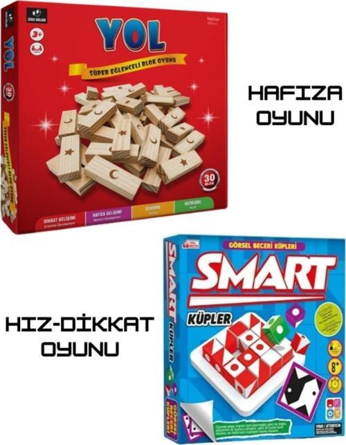 Yol & Smart Küpler ( Hafıza - Hız - Dikkat- Görsel Algı )