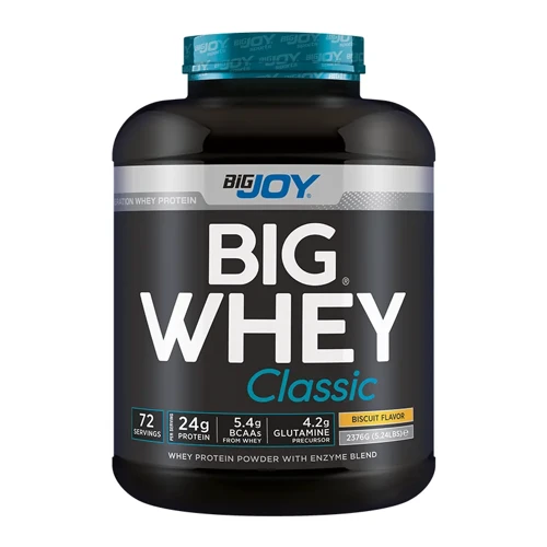 Bigjoy BIGWHEY Whey Protein Classic 2376g 72 Servis Bisküvi