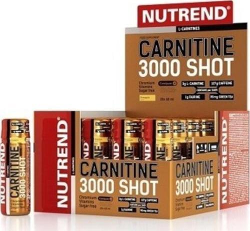 L-carnitine Shot 3000mg 20 Ampül Portakal