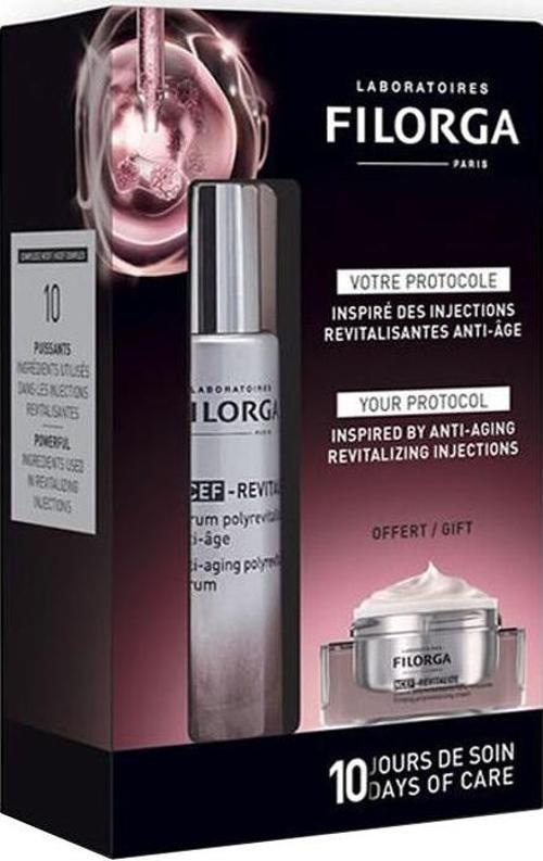 NCEF Yaşlanma Karşıtı Canlandırıcı Serum 30 ml + NCEF Sıkılaştırıcı Krem 15 ml Set