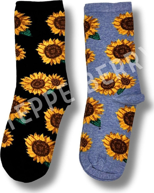 2 Çift Anneler Günü'Ne Özel Ayçiçek Konsept Anne Çorap Seti