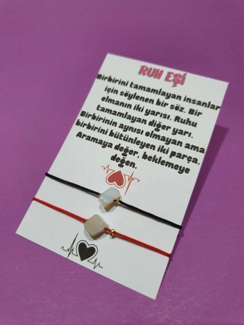 Ruh Eşi Opal Doğal Taşlı İp Bileklik