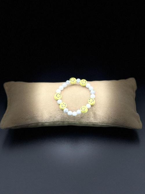 Unisex Havlit Doğal Taş Çocuk Bilekliği