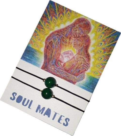 Ruh Eşi Krizokol Doğal Taşlı İp Bileklik