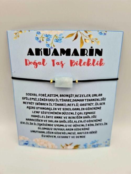 Doğal Taş Akumarin Taşı Bileklik
