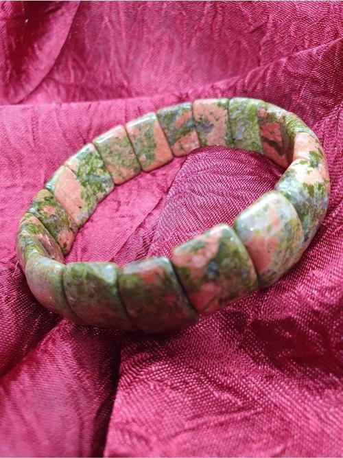 Doğal Unakit Taşı Rolex Bileklik