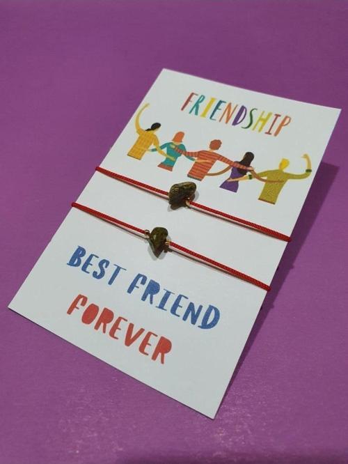 Dostluk Unakit Doğal Taşlı İp Bileklik