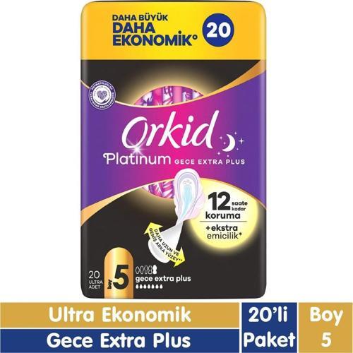 Platinum Gece Extra Plus Ped 20 Adet