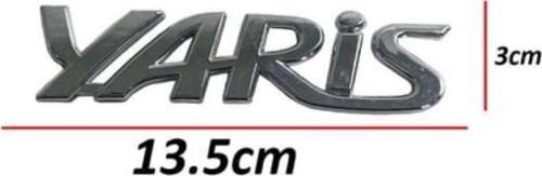 Toyota Yaris Arka Yazı ( Yaris Yazısı ) 2006-2018 