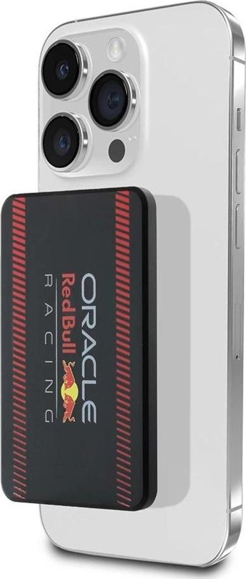 Orjinal Lisanslı M-safe Şarj Özellikli Dijital LED Göstergeli Kırmızı Şeritli Powerbank 5000