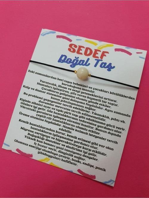 Doğal Sedef Bileklik Orijinal Doğal Taş
