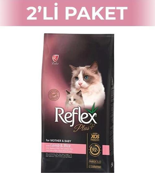 Mother&BabyCat Kuzu Etli Yavru Kedi Maması 1,5 kg 2 Adet