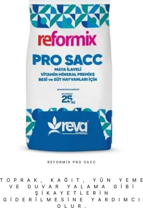 Reformix Pro Sacc Hayvan Süt-Vitamin-Mineral Takviyesi 25 KG Kraft