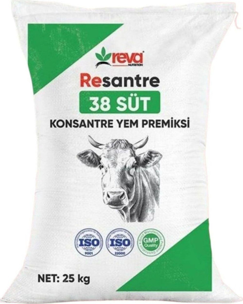 Resantre Süt 38 Tamamlayıcı Konsantre Premiks-Yem 25 Kg