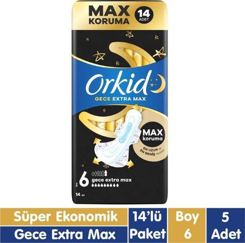 Ultra Gece Extra Max Ped 14x5 70 Adet