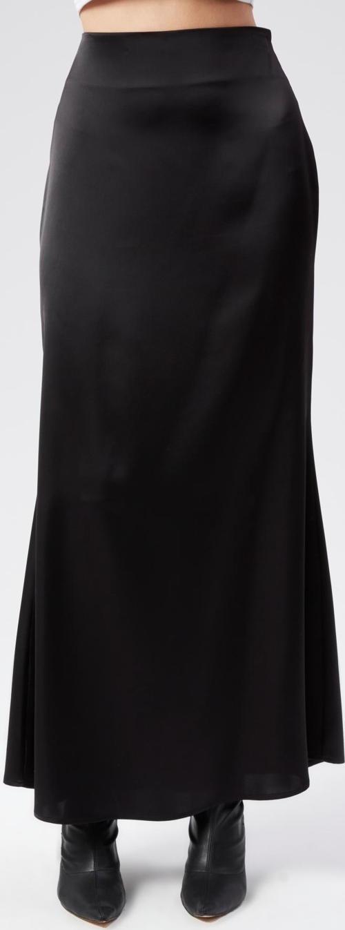 Kadın Midi Saten Etek
