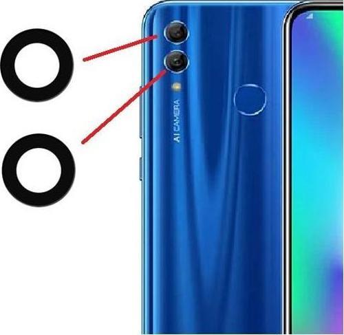 Huawei HONOR 10 LİTE Arka Kamera Camı Lens Yapışkanlı
