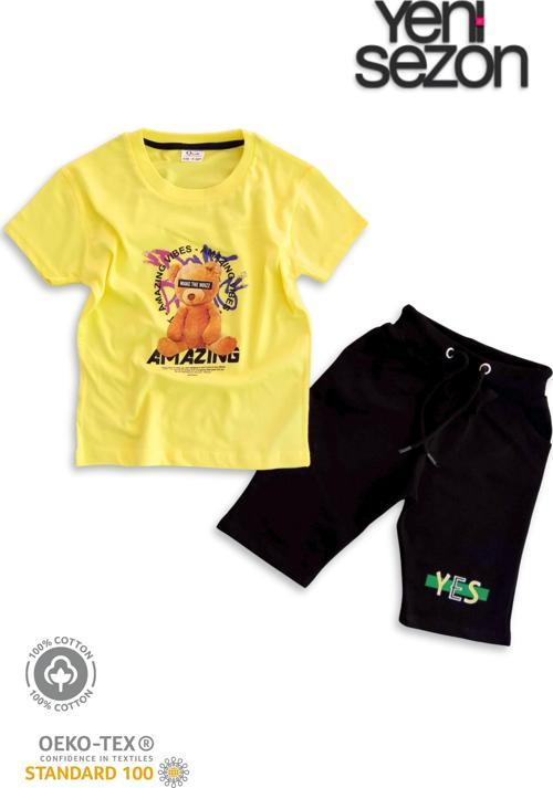 Pamuklu Unisex Çocuk Kapri Takımı (Cepli & Kordonlu, 3-12 Yaş)