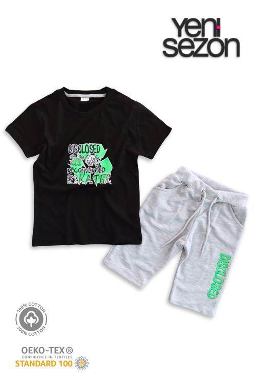 Pamuklu Unisex Çocuk Kapri Takımı (Cepli & Kordonlu, 3-12 Yaş)