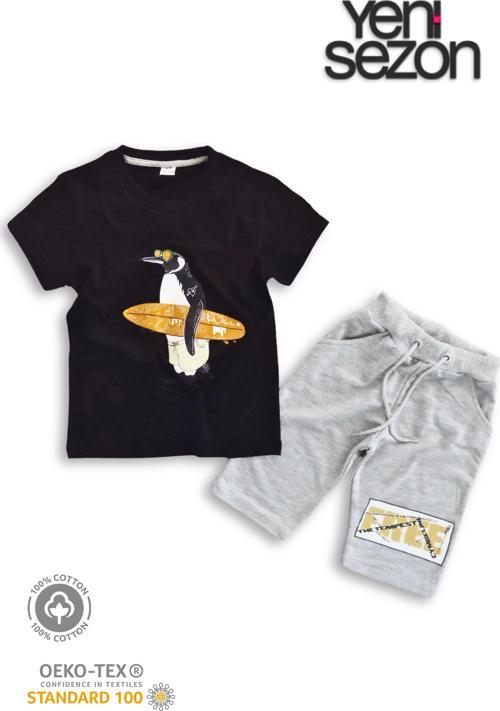 Pamuklu Unisex Çocuk Kapri Takımı (Cepli & Kordonlu, 3-12 Yaş)