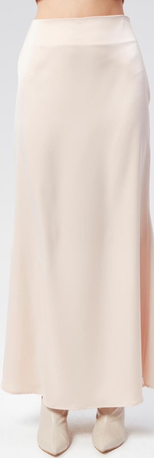 Kadın Midi Saten Etek