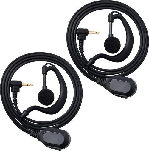 TLKR Talkabout T62, T80, XT180, T82 ile Uyumlu Mikrofonlu 2.5 mm Walkie Talkie Kulaklık