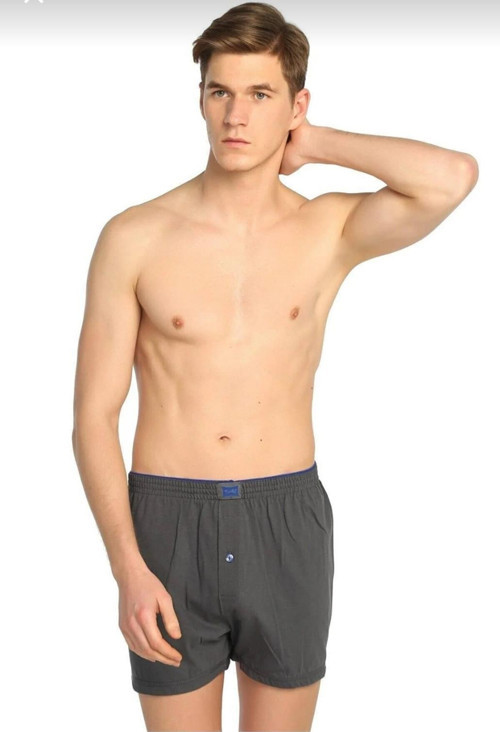 0117 ERKEK PENYE DÜZ BOXER 12 ADET