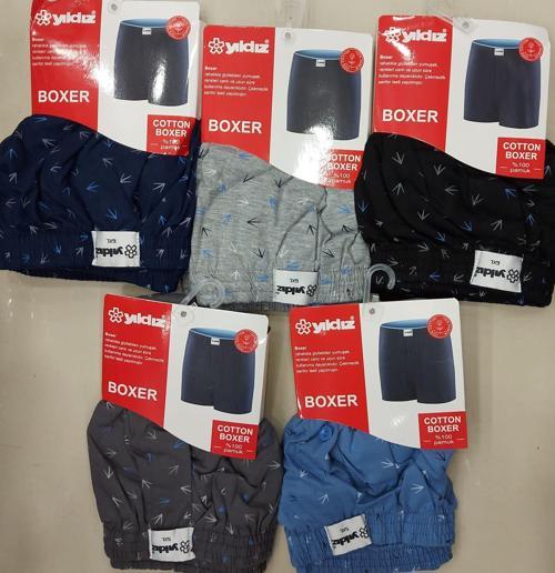 48 ERKEK KARIŞIK DESENLİ BATTAL BOXER 6 ADET