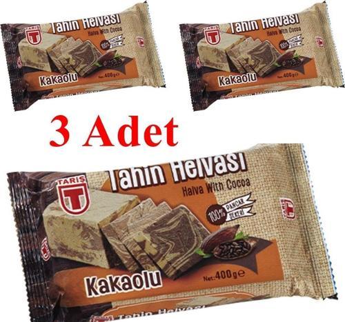 Kakaolu Tahin Helva 400 Gr 3 Adet