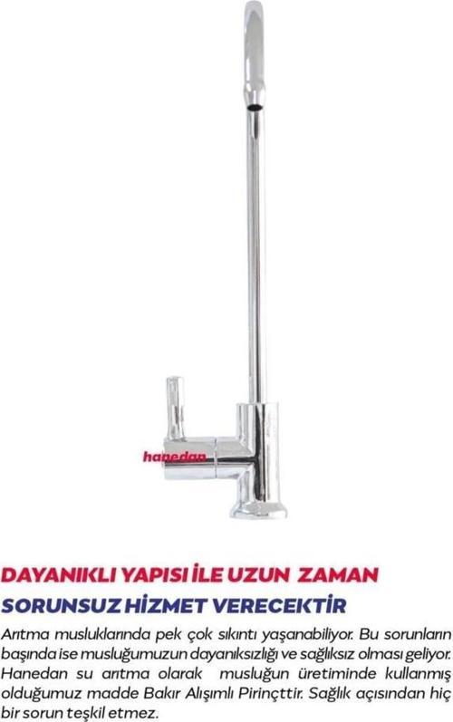 Su Arıtma Cihazları Için Lüks Musluk Gümüş Renkli Arıtma Musluk