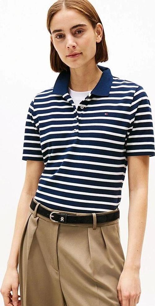 Kadın 1985 Kısa Kollu Polo Yaka Tişört