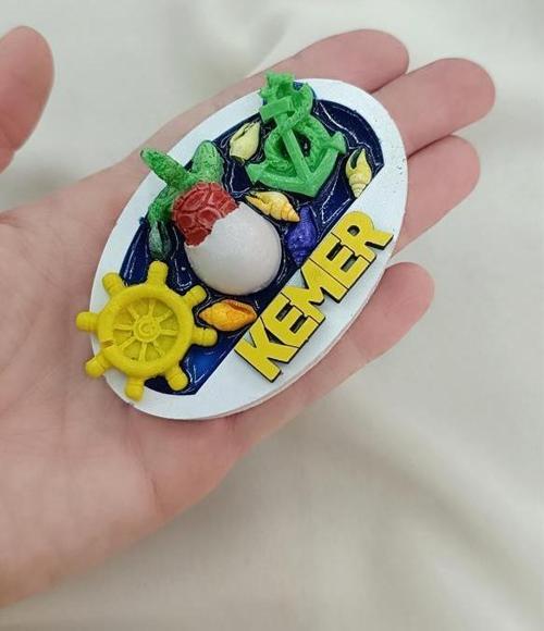 Magnet Kaplumbağa Yıldız Çapa Deniz Kabuklu Mıknatıslı Buzdolabı Süsü 